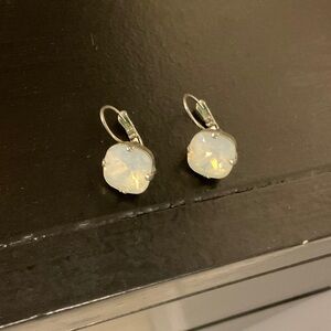 Classic White Opal Drop Earrings absolutely stunning.